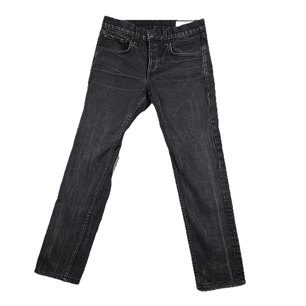 rag & bone Mens  Jeans Fit 1 Extra Slim 28‎ Black distress